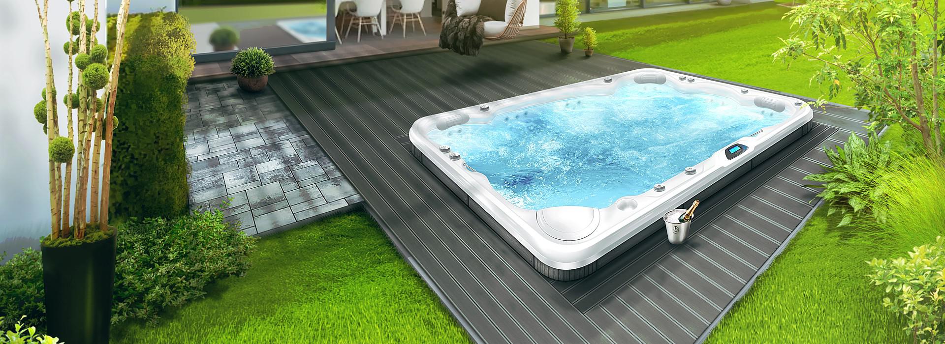 Hot tub outdoor Gladius New, Canadian Spa