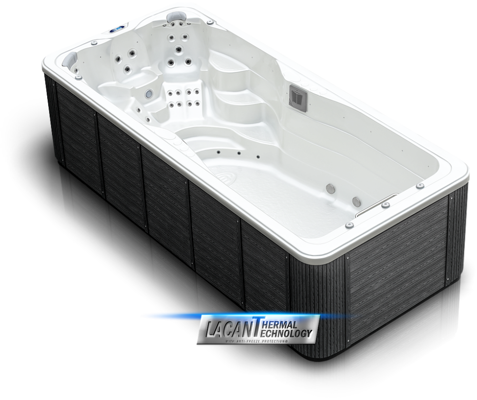 Spa studio whirlpool hot tub - Mollus XXL swim spa - new 2019