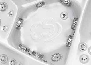Outdoor whirlpool for the garden and for the house Marlin Geometric, Spa-Studio