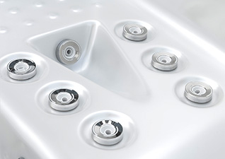 Outdoor whirlpool for the garden and for the house Marlin Geometric, Spa-Studio