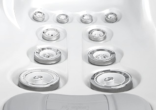Outdoor whirlpool for the garden and for the house Marlin Geometric, Spa-Studio