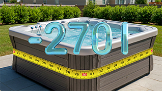 úspora 270 litrů vody u vířivé vany Nemo Triton