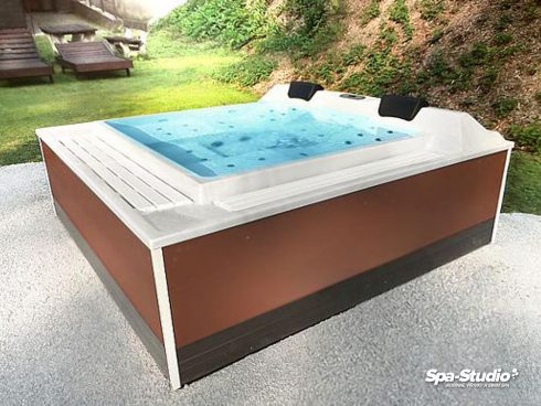 SPA-Studio® offers sale and service of family whirlpools, commercial whirlpools, hot tubs and swimming pools SWIM SPA for indoor as well as outdoor use.